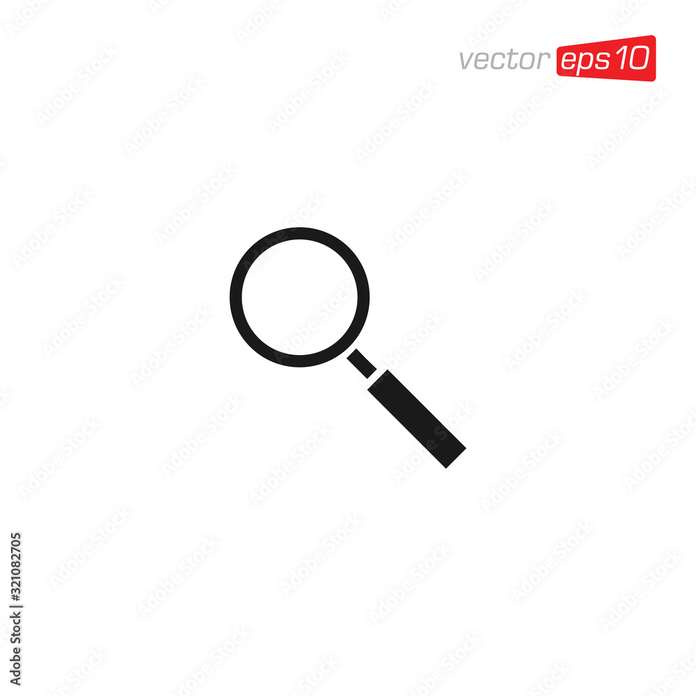 Magnifying Glass Icon Design Vector Magnifying Glass Icon Design Vector