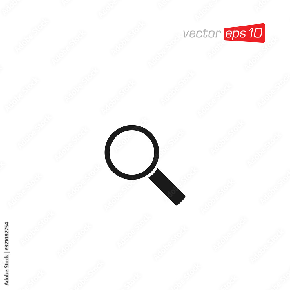 Magnifying Glass Icon Design Vector Magnifying Glass Icon Design Vector