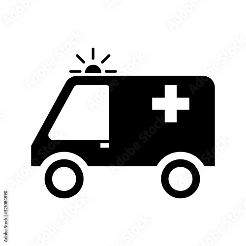 ambulance icon vector template EPS 10
