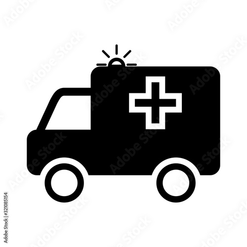 ambulance icon vector template EPS 10