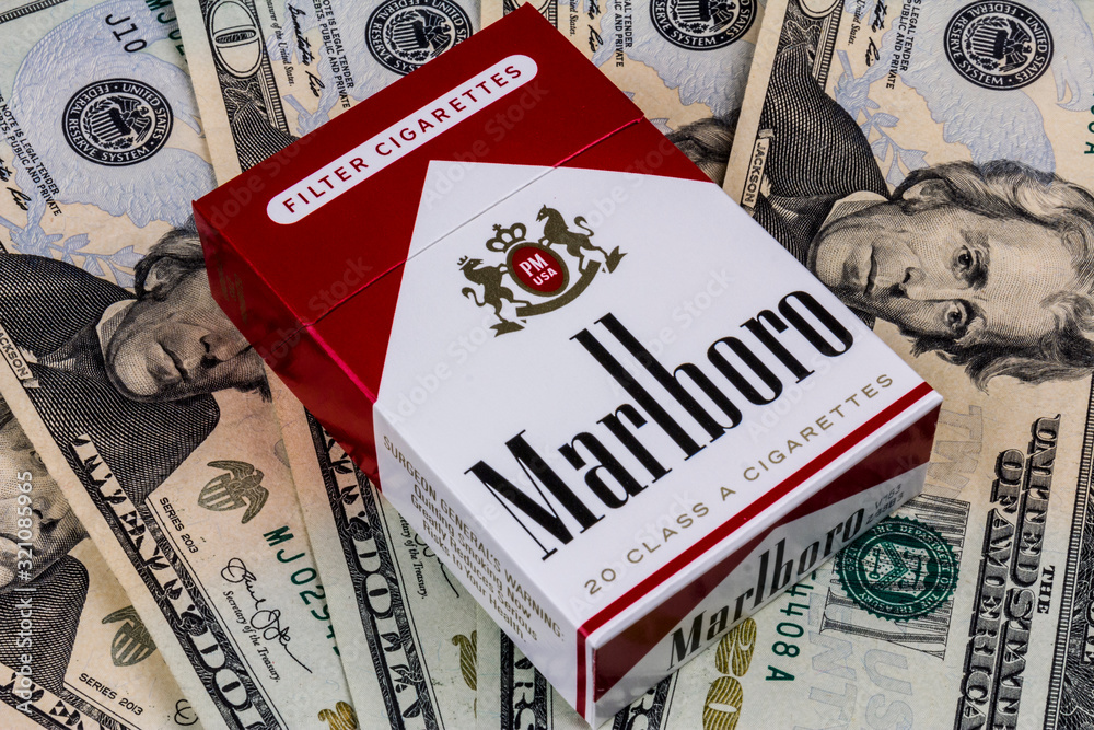 Marlboro Cigarettes Stock Photo - Download Image Now - Cigarette