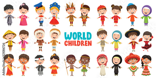 Multicultural Characters Of The World