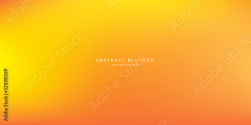 Fresh orange yellow blur gradient abstract background for presentation design. Suit for business, corporate, institution, party, festive, seminar, and talks.