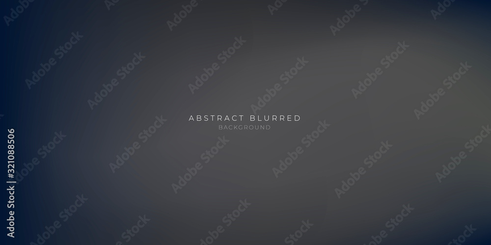 Plakat Black grey blur gradient abstract background for presentation design. Suit for business, corporate, institution, party, festive, seminar, and talks.