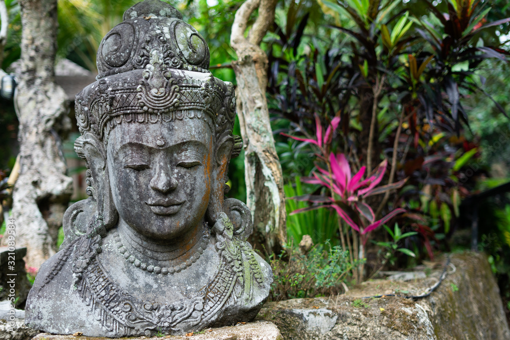 Beautiful Grey Hinduism Statue in Bali, Indonesia Beautiful Grey Hinduism Statue in Bali, Indonesia