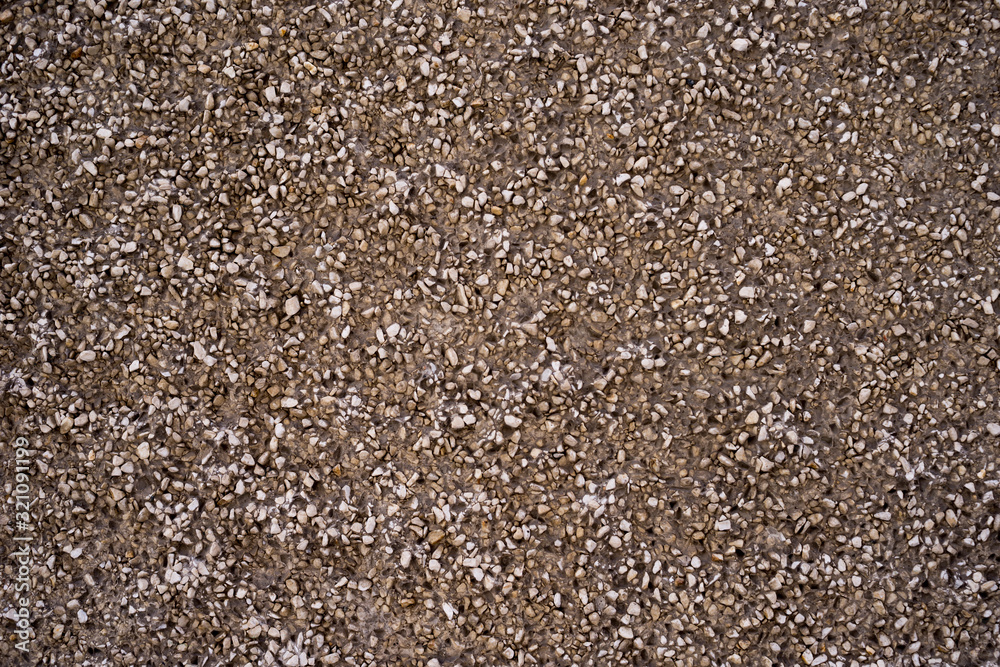 Texture of the wall made of stone chips. Structure, architecture. Texture of the wall made of stone chips. Structure, architecture.