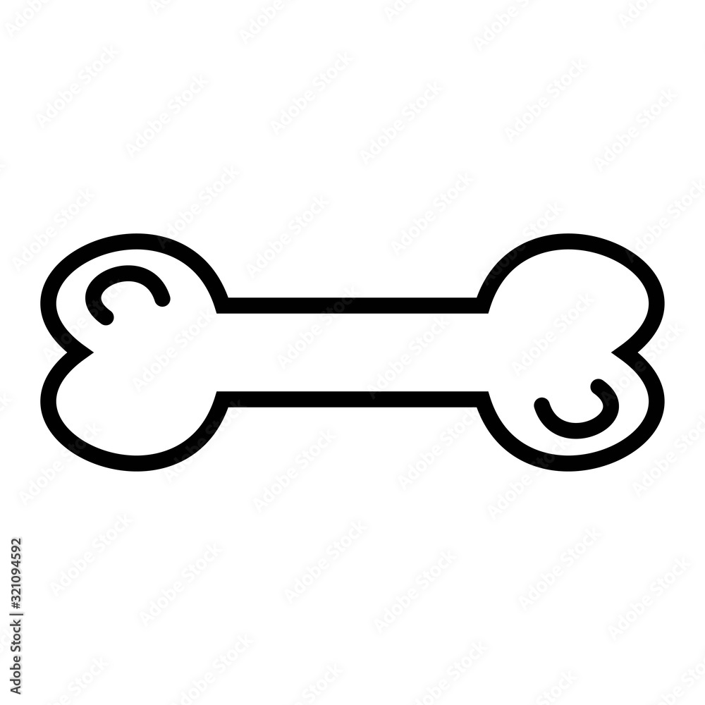 bone icon design vector logo template EPS 10 bone icon design vector logo template EPS 10