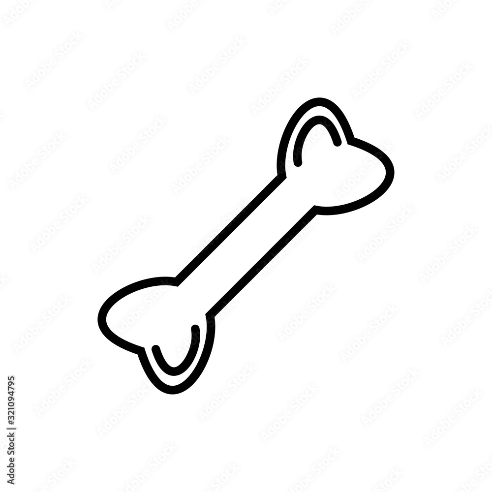 bone icon design vector logo template EPS 10 bone icon design vector logo template EPS 10