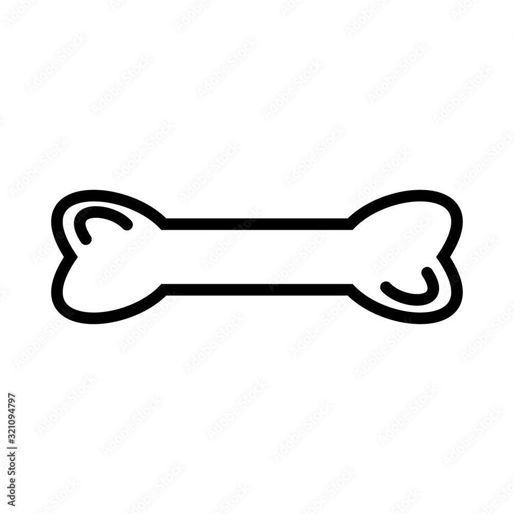 bone icon design vector logo template EPS 10 bone icon design vector logo template EPS 10