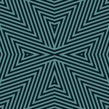 Vector geometric lines pattern. Seamless ornament. Modern abstract linear vector background. Black and teal graphic texture with triangles, diagonal lines, repeat tiles. Trendy design for decor, print