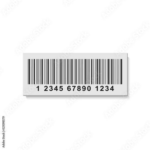 Barcode label sticker