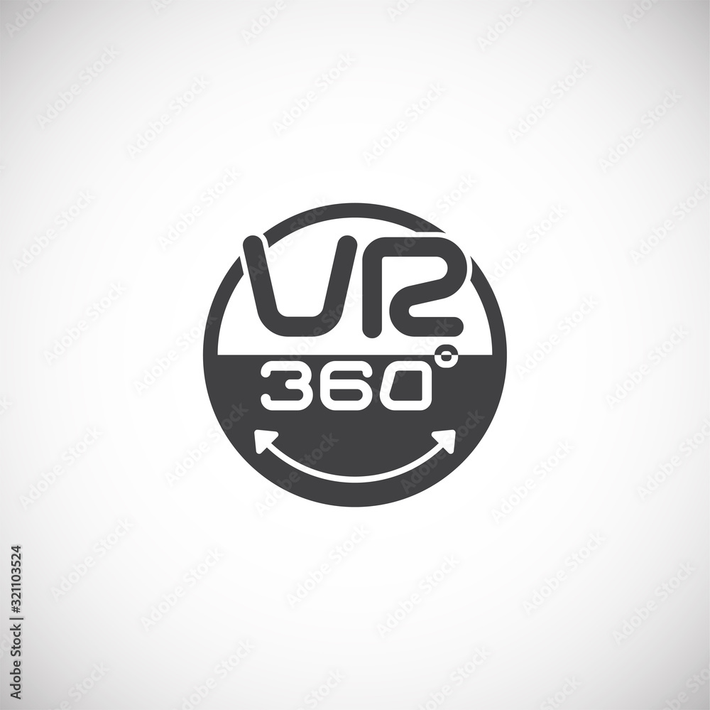 Virtual reality VR related icon on background for graphic and web design. Creative illustration concept symbol for web or mobile app Virtual reality VR related icon on background for graphic and web design. Creative illustration concept symbol for web or mobile app