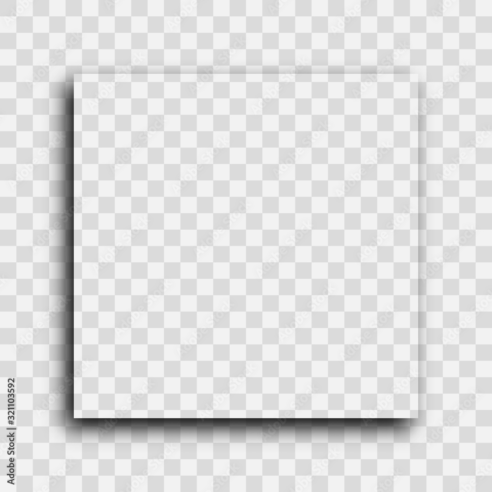Dark transparent realistic shadow Dark transparent realistic shadow