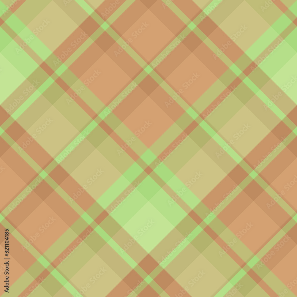 Seamless pattern in wonderful brown and green colors for plaid, fabric, textile, clothes, tablecloth and other things. Vector image. 2 Seamless pattern in wonderful brown and green colors for plaid, fabric, textile, clothes, tablecloth and other things. Vector image. 2