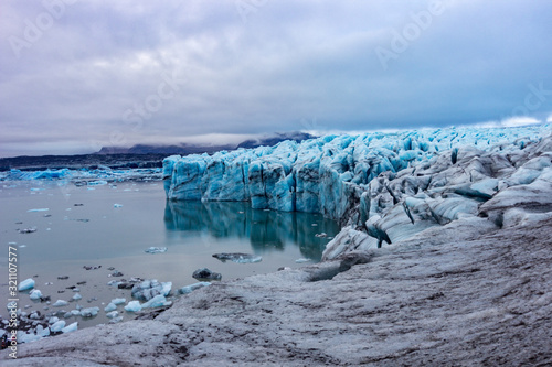 Glacier walk in Vatnajökull glacier (Iceland)