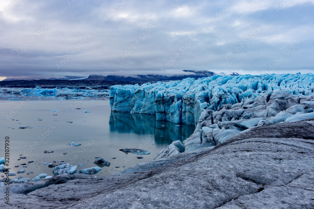 Glacier walk in Vatnajökull glacier (Iceland) Glacier walk in Vatnajökull glacier (Iceland)