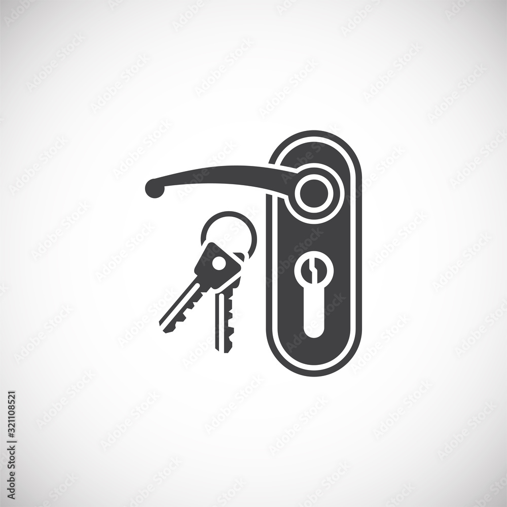 Smart security related icon on background for graphic and web design. Creative illustration concept symbol for web or mobile app Smart security related icon on background for graphic and web design. Creative illustration concept symbol for web or mobile app