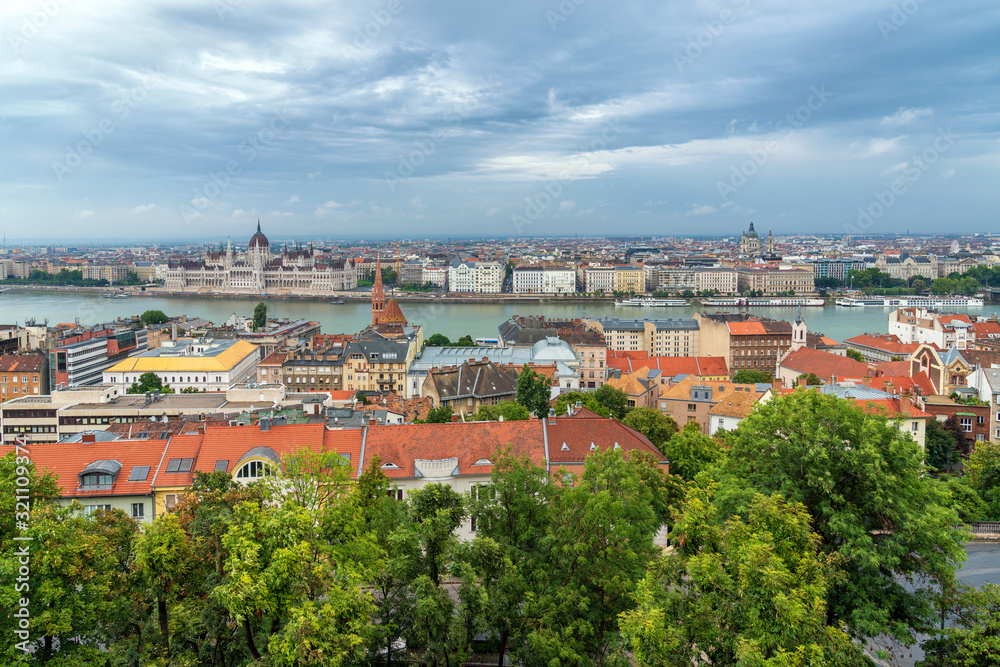 Budapest, Hungary cityscape and urban view