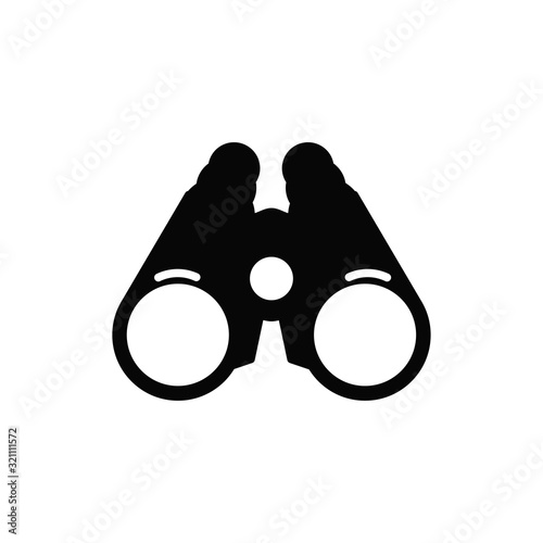 binocular icon design vector logo template EPS 10