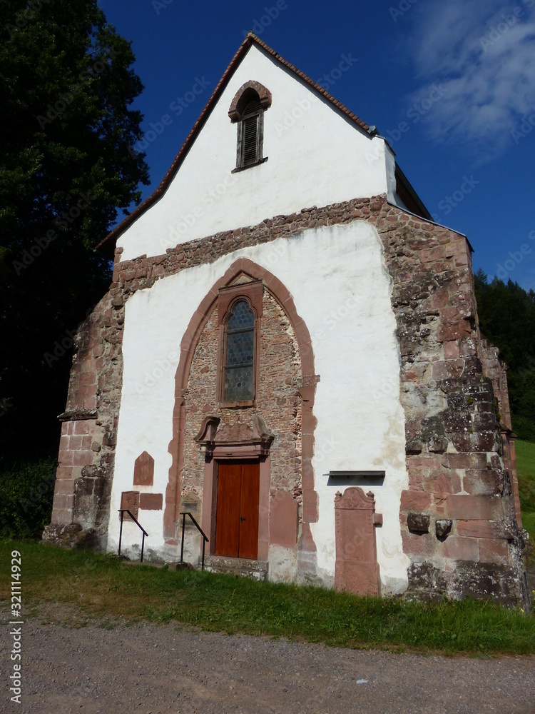 Fassade Kloster Tennenbach bei Freiamt im Breisgau