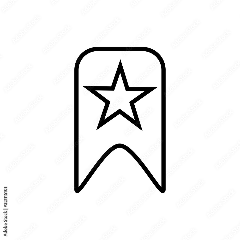 book mark icon vector design template EPS10