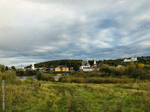 Orthodox churches and monasteries of the city of Gorokhovets, Russia.