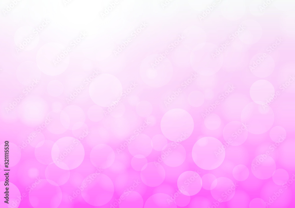 Blurred Lights on Pink background with blur bokeh light effect.