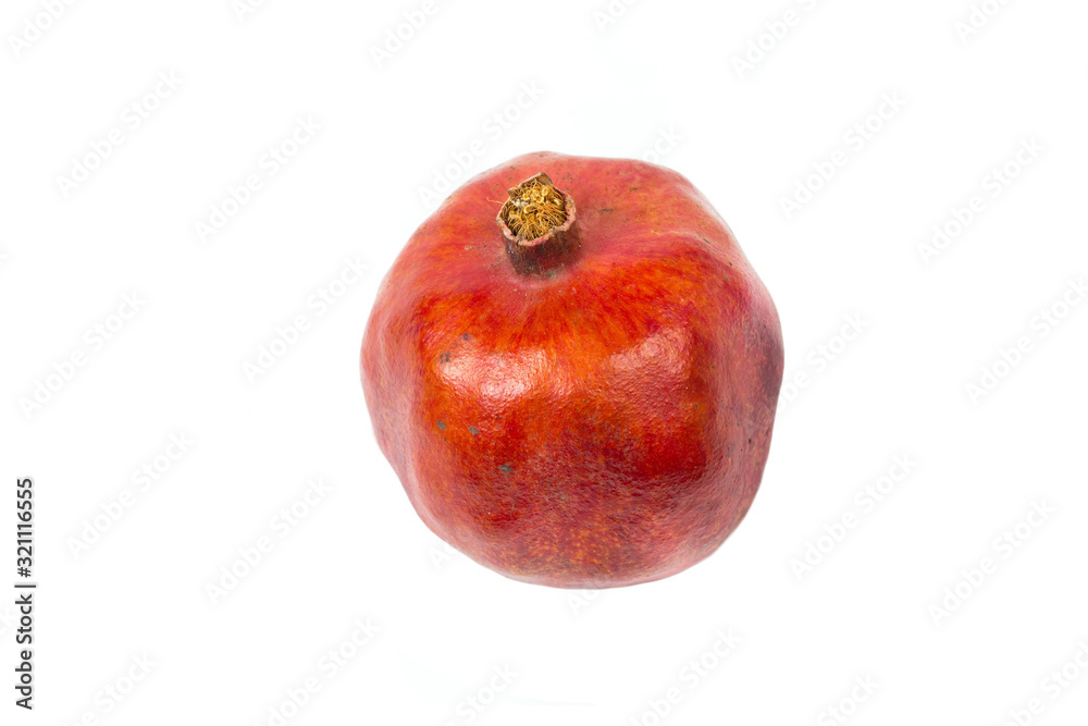 Red Garnet fruit on white. Isolated object for design layouts Red Garnet fruit on white. Isolated object for design layouts