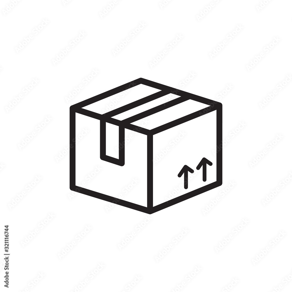 box icon design vector logo template EPS 10 box icon design vector logo template EPS 10