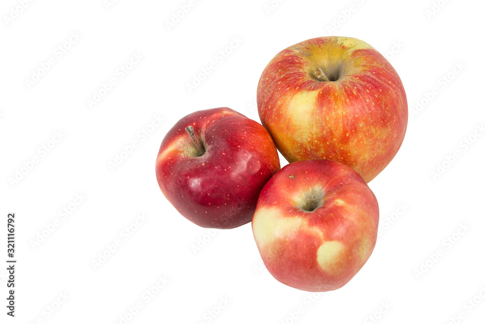 Fresh apples on white. Isolated elements for design layouts. Fresh apples on white. Isolated elements for design layouts.