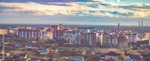 Panorama of the Ukrainian city