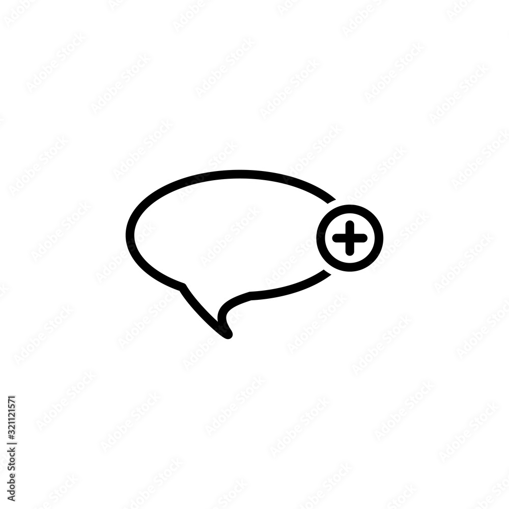 Fototapeta premium bubble speech icon design vector logo template EPS 10