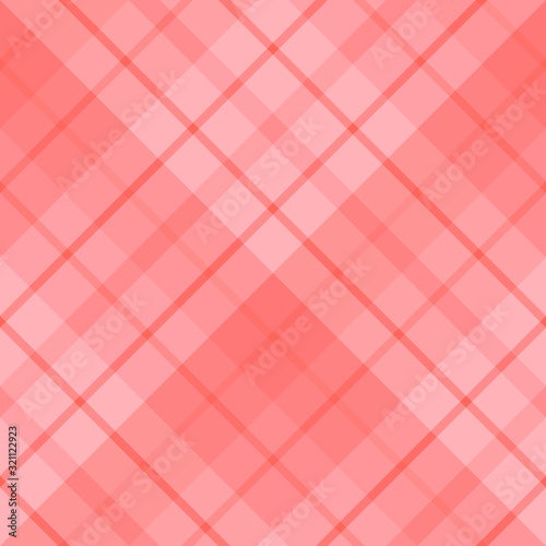 Seamless pattern in wonderful light and dark warm pink colors for plaid, fabric, textile, clothes, tablecloth and other things. Vector image. 2