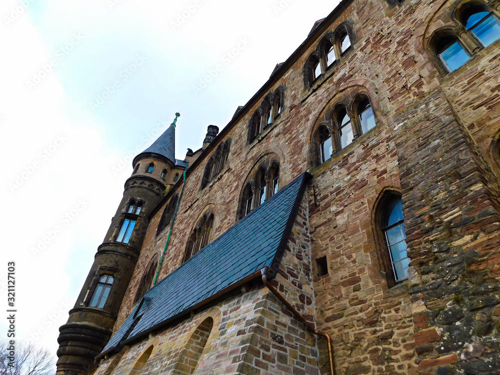Historische Burg aus vergangenen Zeiten in Deutschland Historische Burg aus vergangenen Zeiten in Deutschland