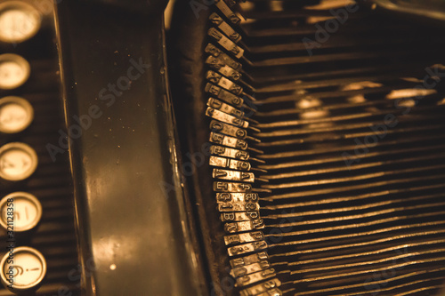 Fényképezés antique typewriter close up