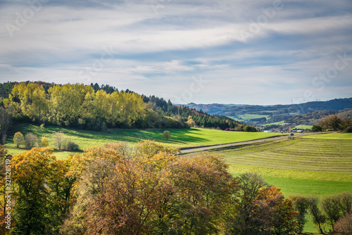 Eifel Landscape in beautiful autumn