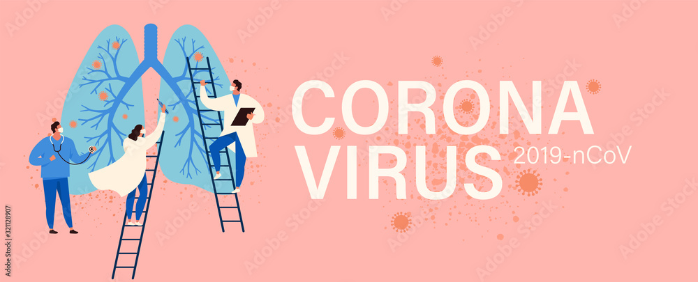 Virus diagnosis and patient treatment abstract concept vector ...