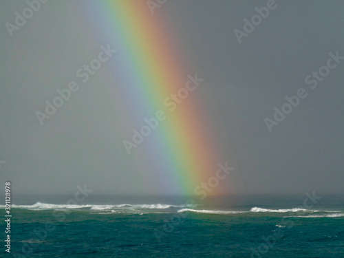 Rainbow Sky Sea Water Clouds Rainbow Cabarete in the Dominican Republic - POP