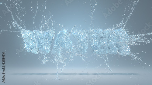 Water Slash 3D Simulation
