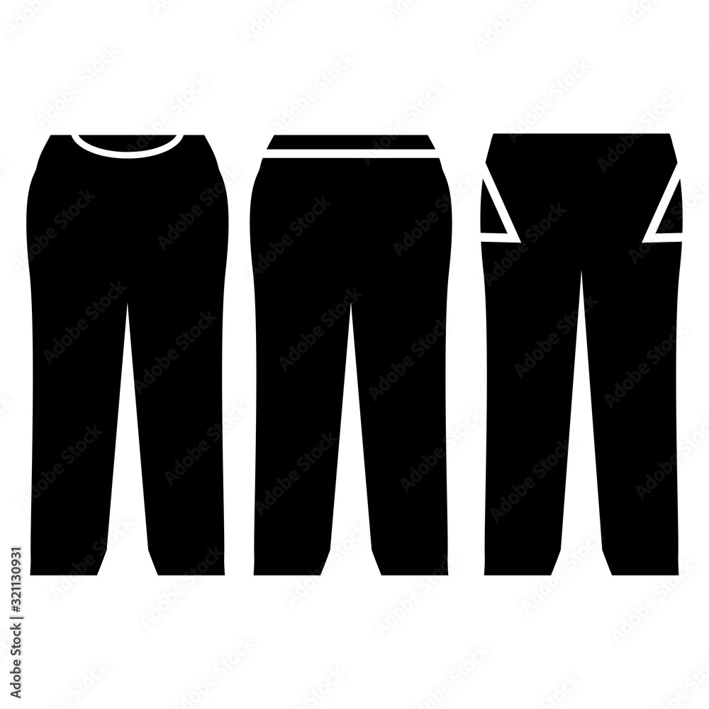 pant icon design vector logo template EPS 10 pant icon design vector logo template EPS 10