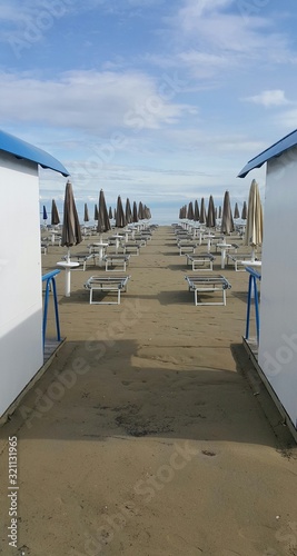 cabins on the beach