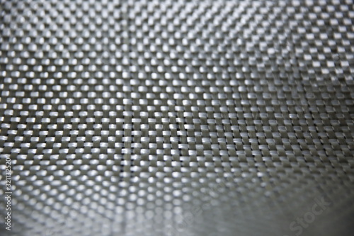 texture of fiberglass with glare and soft selective focus