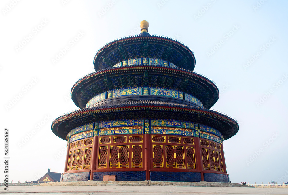General view of China Temple of Heaven complex