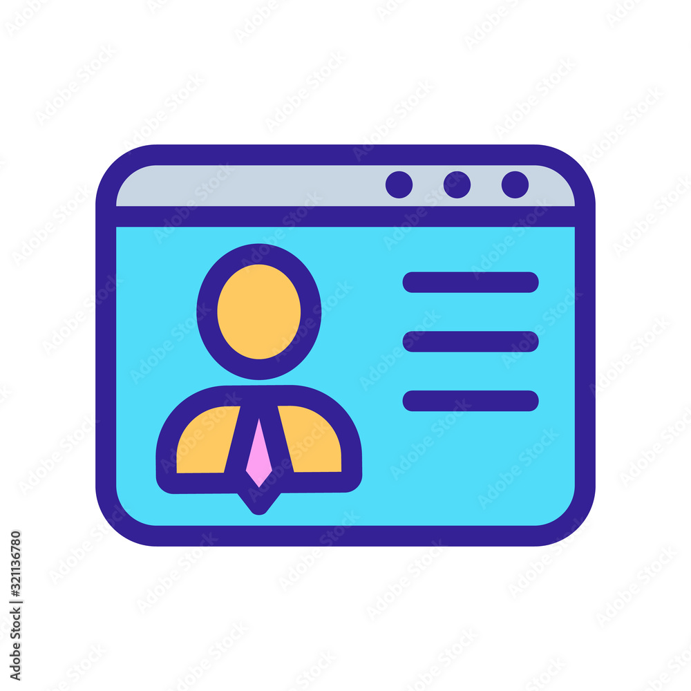 summary icon vector. Thin line sign. Isolated contour symbol illustration summary icon vector. Thin line sign. Isolated contour symbol illustration