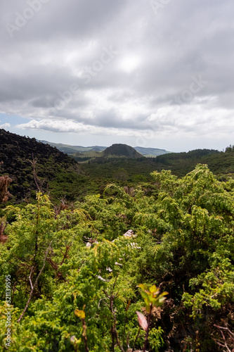 Volcanic landscape of Misterios Negros, Terceira, Azores, Portugal