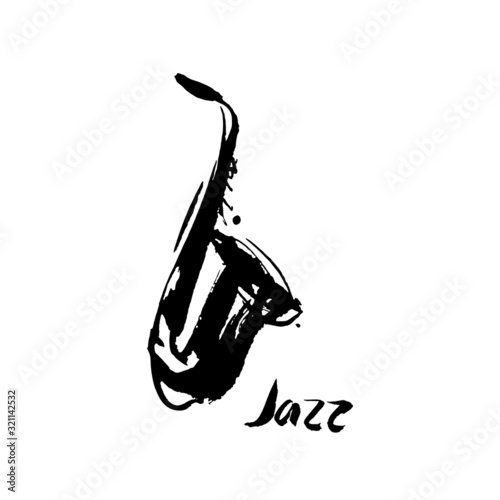 Saxophone illustration