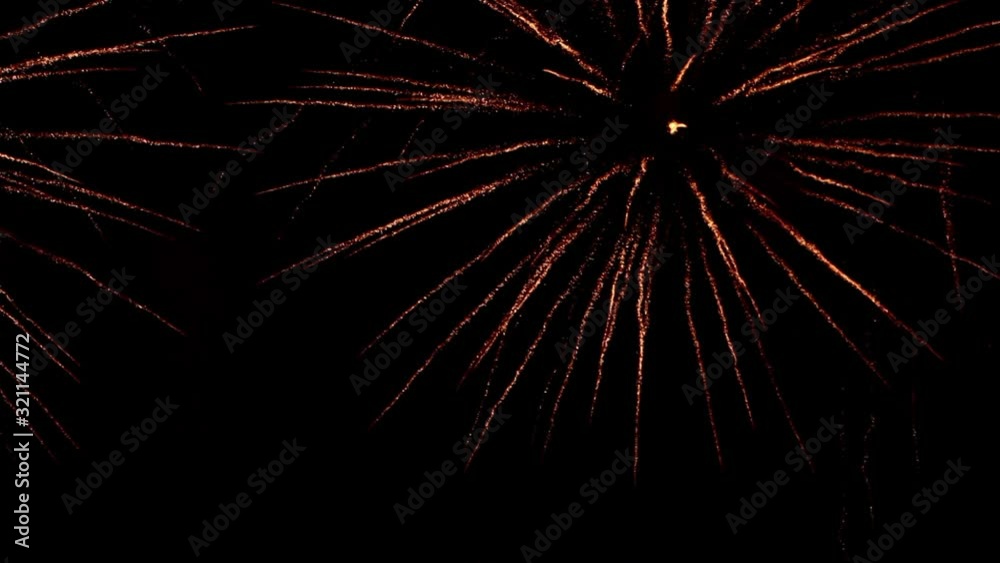 LA, MS, TU of a professional fireworks display LA, MS, TU of a professional fireworks display