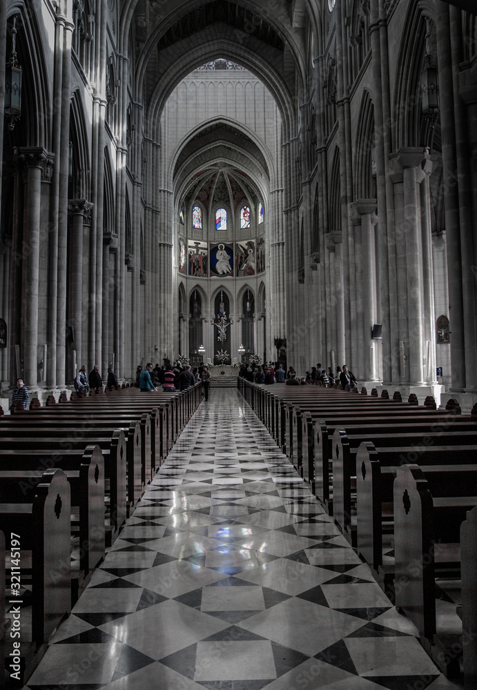 Fototapeta premium Catedral de la Almudena, Madrid