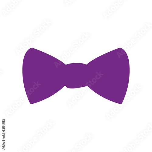 male bowtie design, Cloth fashion style wear store shop retail fabric and made theme Vector illustration