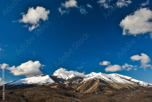 Sirino mountain with snow photo